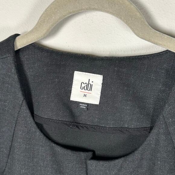 Cabi Black High Slit Sleeveless High Low Duster Vest Women's Medium - Picture 5 of 8